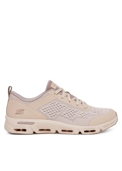 Sneakersy Skechers Glide-Step Gratify-Lume 104607/NUDE Beżowy ze sklepu eobuwie.pl w kategorii Buty sportowe damskie - zdjęcie 184191695