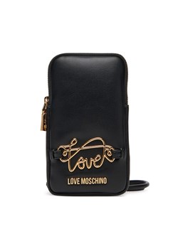 Torebka na telefon LOVE MOSCHINO JC5737PP0MKG0000 Czarny ze sklepu eobuwie.pl w kategorii Etui - zdjęcie 184191756