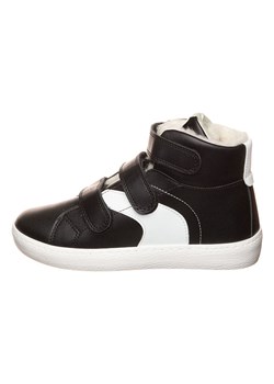 Primigi Skórzane sneakersy w kolorze czarnym ze sklepu Limango Polska w kategorii Trampki dziecięce - zdjęcie 184192545