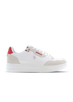 U.S. Polo Assn. Sneakersy w kolorze biało-beżowym ze sklepu Limango Polska w kategorii Buty sportowe męskie - zdjęcie 184192596
