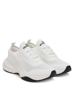 LOVE MOSCHINO Sneakersy JA15485G0MIYZ100 Biały ze sklepu MODIVO w kategorii Buty sportowe damskie - zdjęcie 184193097