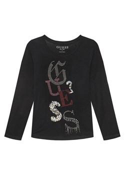 Guess Bluzka J5YI14 KAPO0 Czarny Regular Fit ze sklepu MODIVO w kategorii Bluzki dziewczęce - zdjęcie 184193135