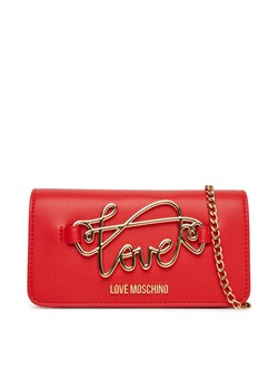 LOVE MOSCHINO Torebka JC5736PP0MKG0500 Czerwony ze sklepu MODIVO w kategorii Kopertówki - zdjęcie 184193146