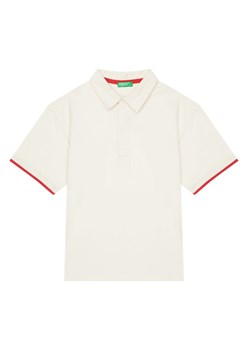 United Colors Of Benetton Polo 3MI5C301U Beżowy Relaxed Fit ze sklepu MODIVO w kategorii T-shirty chłopięce - zdjęcie 184193209