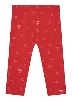 United Colors Of Benetton Legginsy 3SDSGF04U Czerwony Slim Fit ze sklepu MODIVO w kategorii Spodnie dziewczęce - zdjęcie 184193246