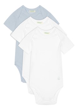 United Colors Of Benetton Komplet 3 par body dziecięcych 3GI70B079 Niebieski ze sklepu MODIVO w kategorii Body niemowlęce - zdjęcie 184193248