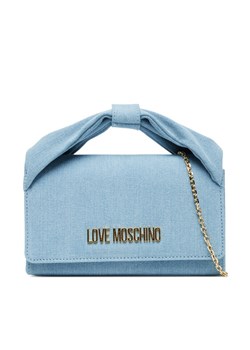 LOVE MOSCHINO Torebka JC4251PP0MKR0700 Niebieski ze sklepu MODIVO w kategorii Kopertówki - zdjęcie 184193276