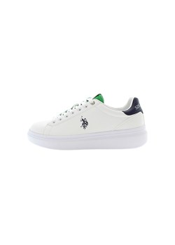 U.S. Polo Assn. Sneakersy w kolorze biało-zielonym ze sklepu Limango Polska w kategorii Buty sportowe męskie - zdjęcie 184194418
