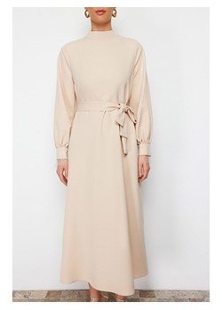 trendyol Sukienka w kolorze beżowym ze sklepu Limango Polska w kategorii Sukienki - zdjęcie 184194535