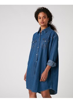 WRANGLER DENIM WESTERN DRESS MID DAMSKA SUKIENKA INDIGO W9P6LWX8E 112132457 ze sklepu YouNeedit.pl w kategorii Sukienki - zdjęcie 184194657