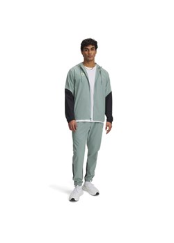 Męski dres komplet treningowy Under Armour UA M\'s Challenger Pro Tracksuit - zielony ze sklepu Sportstylestory.com w kategorii Spodnie męskie - zdjęcie 184195805
