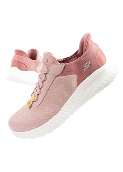 Buty Skechers Bobs Squad Slip-ins 117504/BLSH różowe ze sklepu ButyModne.pl w kategorii Buty sportowe damskie - zdjęcie 184196259