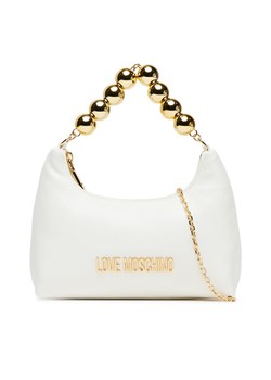 Torebka LOVE MOSCHINO JC4252PP0MKS0100 Biały ze sklepu eobuwie.pl w kategorii Kopertówki - zdjęcie 184196437