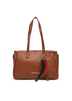 Torebka LOVE MOSCHINO JC4306PP0MK1120A Brązowy ze sklepu eobuwie.pl w kategorii Torby Shopper bag - zdjęcie 184196448