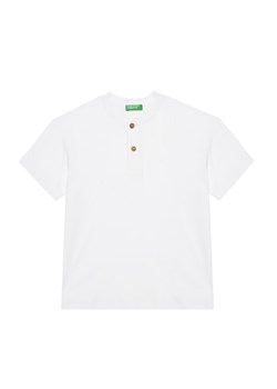 United Colors Of Benetton T-Shirt 3F4JC10NN Biały Regular Fit ze sklepu MODIVO w kategorii T-shirty chłopięce - zdjęcie 184197028