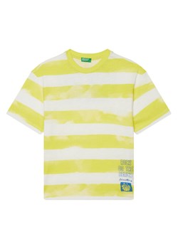 United Colors Of Benetton T-Shirt 3SL3C10P5 Żółty Oversize ze sklepu MODIVO w kategorii T-shirty chłopięce - zdjęcie 184197036