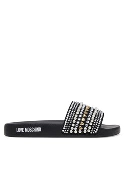 LOVE MOSCHINO Klapki JA28352G0MJAA000 Czarny ze sklepu MODIVO w kategorii Klapki damskie - zdjęcie 184197047
