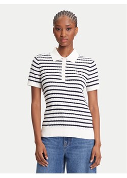 Tommy Hilfiger Sweter Fine WW0WW41474 Écru Regular Fit ze sklepu MODIVO w kategorii Swetry damskie - zdjęcie 184197128
