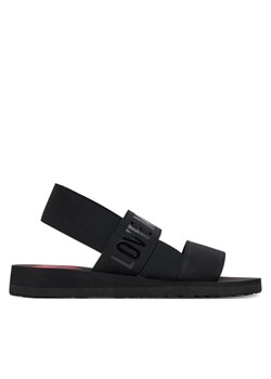 LOVE MOSCHINO Sandały JA16033G0MJN7000 Czarny ze sklepu MODIVO w kategorii Sandały damskie - zdjęcie 184197147