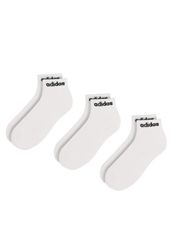 adidas Zestaw 3 par niskich skarpet unisex HT3457 3-PACK Biały ze sklepu MODIVO w kategorii Skarpetki damskie - zdjęcie 184197169