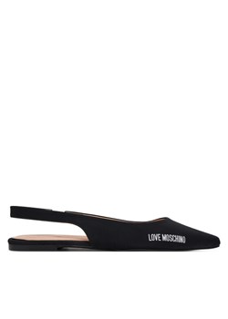 LOVE MOSCHINO Baleriny JA11021G0MIM0000 Czarny ze sklepu MODIVO w kategorii Balerinki - zdjęcie 184197178