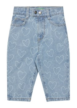 United Colors Of Benetton Jeansy 49DAGE02I Niebieski Regular Fit ze sklepu MODIVO w kategorii Spodenki dziewczęce - zdjęcie 184197188