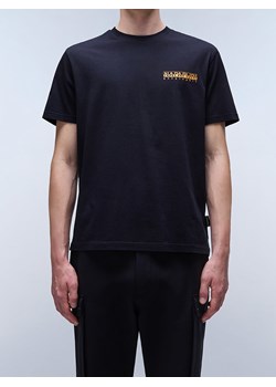 Napapijri Koszulka w kolorze czarnym ze sklepu Limango Polska w kategorii T-shirty męskie - zdjęcie 184198397