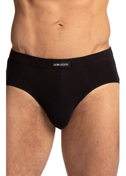 3-pack bawełniane slipy męskie plus size M-1071CL, Kolor granatowo-czarny, Rozmiar 3XL, LAMA ze sklepu Intymna w kategorii Majtki męskie - zdjęcie 184198829