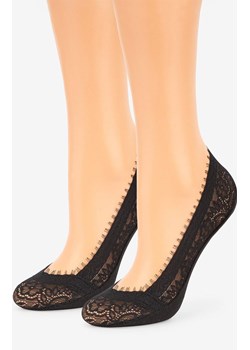 Marilyn 2-pak stopki koronkowe czarne Comfort Lace, Kolor czarny, Rozmiar 35-37, Marilyn ze sklepu Intymna w kategorii Skarpetki damskie - zdjęcie 184198837