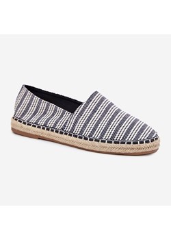 Boto Espadryle Męskie Z Plecionką Granatowe Daniell niebieskie ze sklepu ButyModne.pl w kategorii Trampki męskie - zdjęcie 184199246