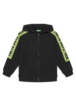 United Colors Of Benetton Bluza 3J68C504R Czarny Regular Fit ze sklepu MODIVO w kategorii Bluzy chłopięce - zdjęcie 184199626