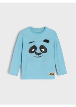 Sinsay - Koszulka z długimi rękawami Kung Fu Panda - niebieski ze sklepu Sinsay w kategorii T-shirty chłopięce - zdjęcie 184200935