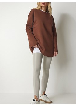 Happiness Istanbul Bluza w kolorze brązowym ze sklepu Limango Polska w kategorii Bluzy damskie - zdjęcie 184201277