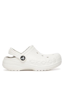 Crocs Klapki C-BAYA LINED CLOG K 207500-11H Biały ze sklepu MODIVO w kategorii Klapki dziecięce - zdjęcie 184201557