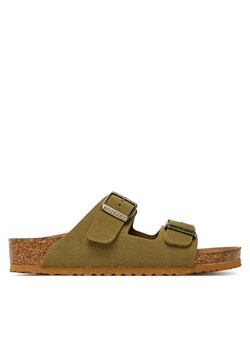 Birkenstock Klapki Arizona Kids Vegan 1027829 S Zielony ze sklepu MODIVO w kategorii Klapki dziecięce - zdjęcie 184201809