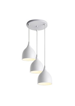 Biała lampa wisząca z regulacją wysokości ATMA ze sklepu Lysne w kategorii Lampy wiszące - zdjęcie 184202008