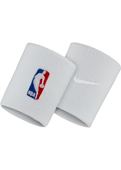 Opaski na nadgarstek do koszykówki Nike Dri-FIT NBA (1 para) - Biel ze sklepu Nike poland w kategorii Dodatki męskie - zdjęcie 184202175