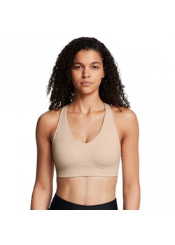 Biustonosz treningowy Under Armour UA SmartForm Evolution Mid - beżowy ze sklepu Sportstylestory.com w kategorii Biustonosze - zdjęcie 184202307