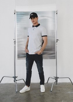Jeansy o dopasowanym kroju SKINNY FIT ze sklepu Diverse w kategorii Jeansy męskie - zdjęcie 184202567