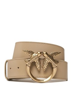 Pinko Pasek Damski Love Berry H4 Belt PE 23 PLT01 100120 A0F1 Beżowy ze sklepu MODIVO w kategorii Paski damskie - zdjęcie 184203409