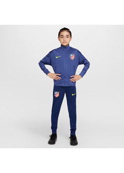 Dzianinowy dres piłkarski dla dużych dzieci Nike Dri-FIT Atlético Madryt Strike - Fiolet ze sklepu Nike poland w kategorii Dresy chłopięce - zdjęcie 184204006