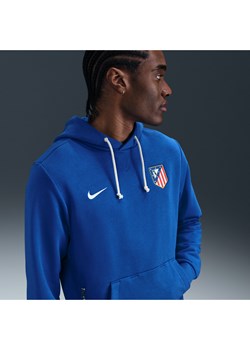 Męska bluza piłkarska z kapturem Nike Dri-FIT Atlético Madryt Standard Issue - Niebieski ze sklepu Nike poland w kategorii Bluzy męskie - zdjęcie 184204016