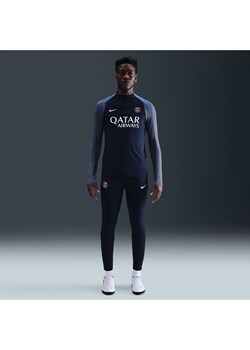 Męskie spodnie piłkarskie z dzianiny Nike Dri-FIT Paris Saint-Germain Strike - Niebieski ze sklepu Nike poland w kategorii Spodnie męskie - zdjęcie 184204018