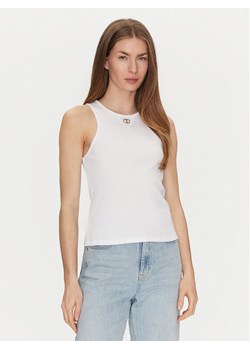 TWINSET Top 251TP2550 Biały Slim Fit ze sklepu MODIVO w kategorii Bluzki damskie - zdjęcie 184204367