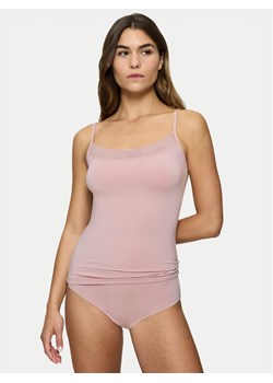 Triumph Top Feel Of Modal 10221654 Różowy Slim Fit ze sklepu MODIVO w kategorii Piżamy damskie - zdjęcie 184204658