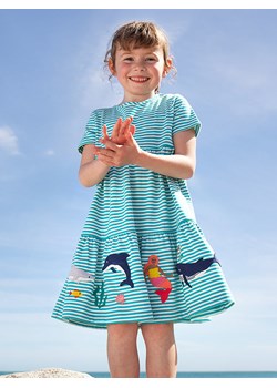 Frugi Sukienka w kolorze błękitnym ze wzorem ze sklepu Limango Polska w kategorii Sukienki dziewczęce - zdjęcie 184206039