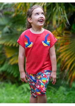 Frugi Koszulka w kolorze jasnoczerwonym ze sklepu Limango Polska w kategorii Bluzki dziewczęce - zdjęcie 184206065