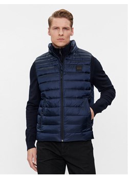 BOSS Bezrękawnik Odeno1 50505255 Granatowy Slim Fit ze sklepu MODIVO w kategorii Kamizelki męskie - zdjęcie 184206838