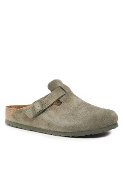 Klapki Birkenstock Boston 1024721 Zielony ze sklepu eobuwie.pl w kategorii Klapki męskie - zdjęcie 184208595