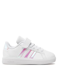Sneakersy adidas Grand Court 2.0 El C IE3851 Biały ze sklepu eobuwie.pl w kategorii Buty sportowe dziecięce - zdjęcie 184208617